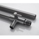 Душевая система Knotlor KN-62/GM, вороненая сталь