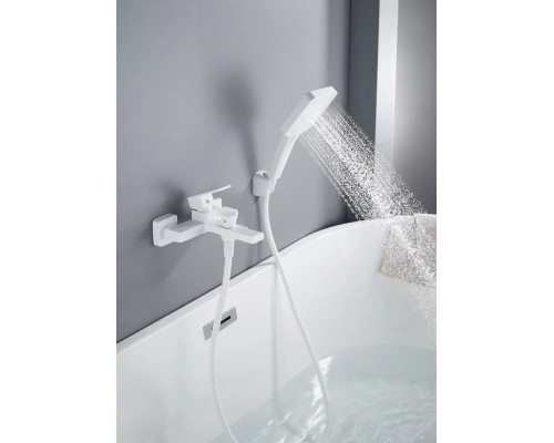 Смеситель для ванны Knotlor KN-22/WY, белый