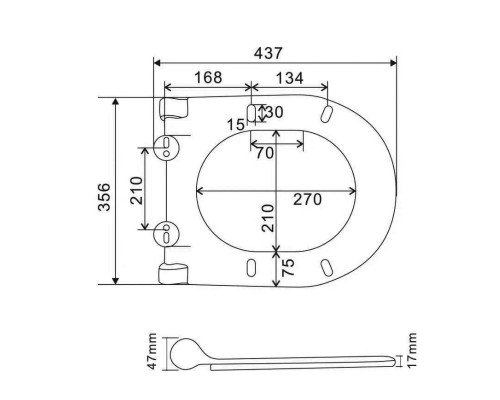Унитаз подвесной Knotlor WC51WG, белый