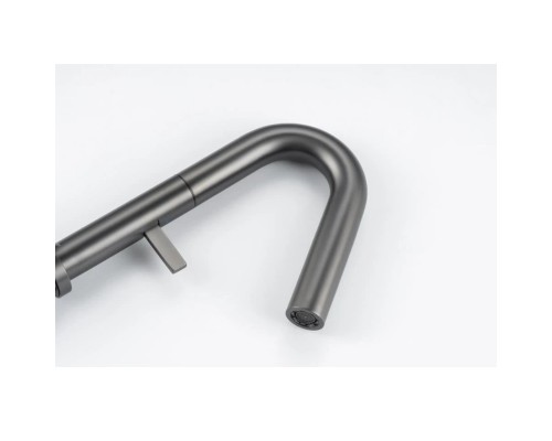 Cмеситель для раковины Knotlor SS-30/GM, оружейная сталь