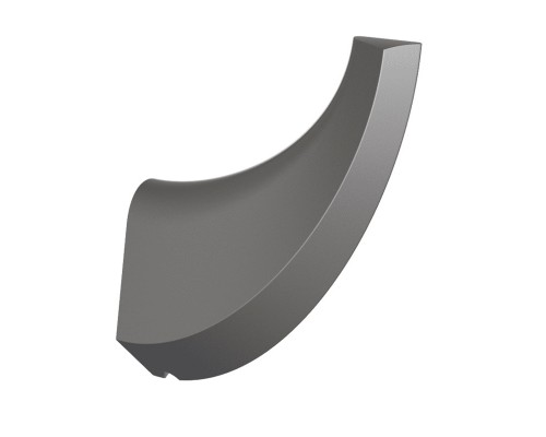 Крючок для ванной комнаты Knotlor RH103GM, оружейная сталь