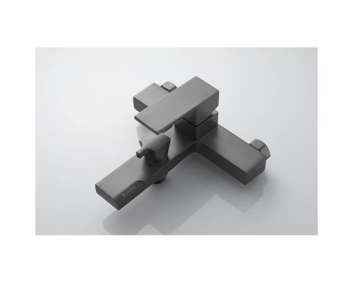 Смеситель для ванны Knotlor KN-22/GM, вороненая сталь