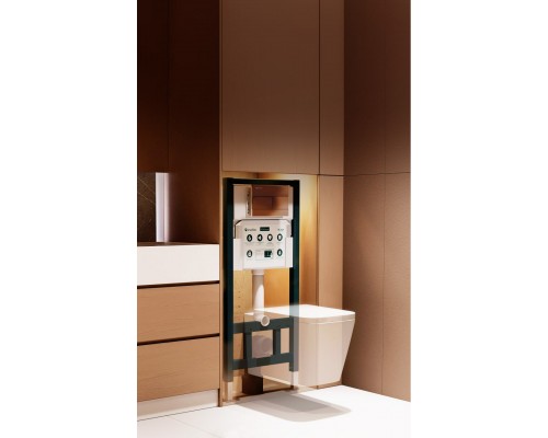 Инсталляция для подвесного унитаза Knotlor ISWC501FG, бирюзовый (серия 2)