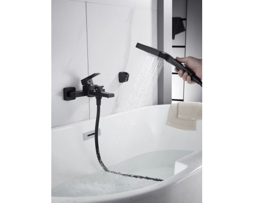 Смеситель для ванны Knotlor KN-22/BL, черный