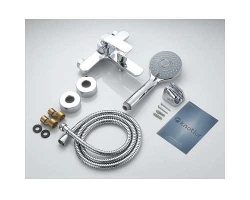 Смеситель для ванны Knotlor KN-42, хром