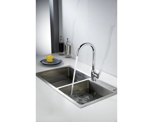 Смеситель для кухни Knotlor KN-51, хром