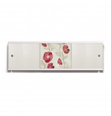ОПТИМА_Decor Экран для ванны 150 см,ПВХ с офсетной печатью,(рогожка-015), ALAVANN
