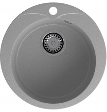GRANFEST Мойка композит RONDO GF-R--480  D=480 мм  серый  арт.GF-