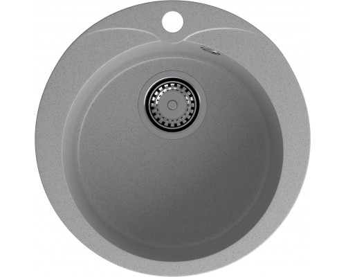 GRANFEST Мойка композит RONDO GF-R--480  D=480 мм  серый  арт.GF-