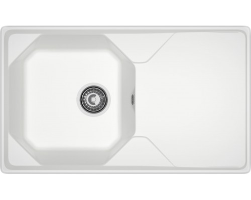 GRANFEST Мойка композит UNIQUE, GF-U-840L, чаш+кр 840*500, иней
