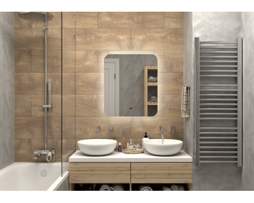 Зеркало Burzhe Led 600х700 бесконтактный сенсор