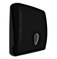Диспенсер для бумажных полотенец пластмассовый чёрный