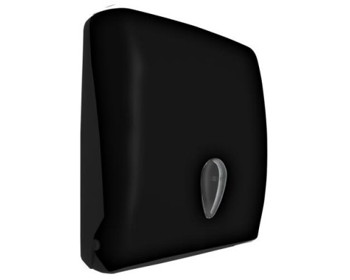 Диспенсер для бумажных полотенец пластмассовый чёрный