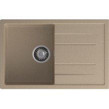GRANFEST Мойка композит QUADRO GF-Q--780L  чаша с крылом 780*500 мм  песок арт.GF-
