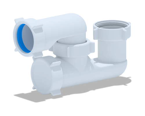 ANI Сифон для ванны 1 1/2"*40, регулируемый, ANI PLAST