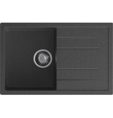 GRANFEST Мойка композит QUADRO GF-Q--780L  чаша с крылом 780*500 мм графит арт.GF-