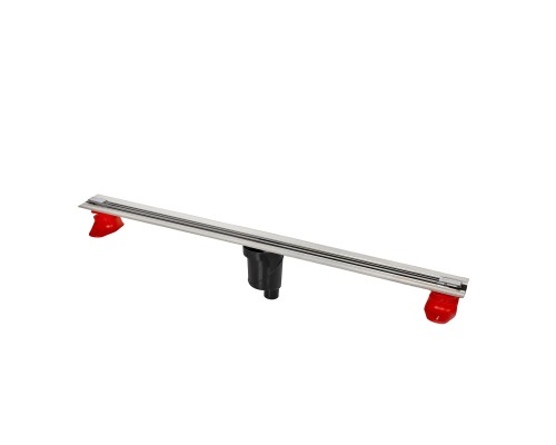 Желоб водосток SUPER Slim 1200, хром глянец, S-сифон D50/105 H50 вертикальный, BERGES