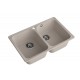 GranFest QUARZ (ECO-15) Мойка 2 чаши 740*480 (песок)