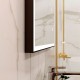 Зеркало Solid Black 900x700, реверсивное крепление