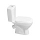 Унитаз-компакт КЕРАМИН Толедо Slim Soft Close PP двухрежимный, сиденье тонкое полипропилен с микролифтом (4810531150893)