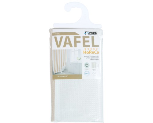 Шторка для ванной Fixsen Vafel, бежевая FX-5020A