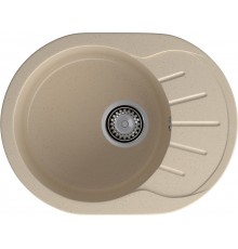 GRANFEST Мойка композит RONDO GF-R--580L  чаша с крылом 579*445мм, кашемир
