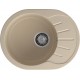 GRANFEST Мойка композит RONDO GF-R--580L  чаша с крылом 579*445мм, кашемир