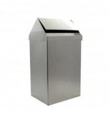 Контейнер из нерж. Стали прямоугольное 40 л. с крышкой