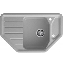 GRANFEST Мойка композит CORNER  GF-C--800E угловая 800*500мм  серый  арт.GF-