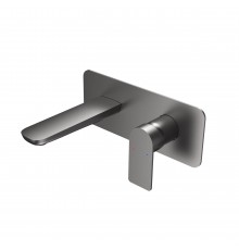 Смеситель для раковины VENTAS S скрытого монтажа, совместный, оружейная сталь, BERGES