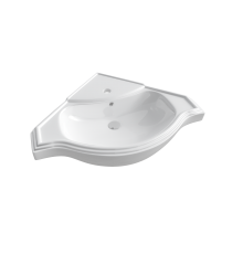 Раковина KIROVIT Классик 650 мебельная угловая белый (Вн Крв31) 4640021063071