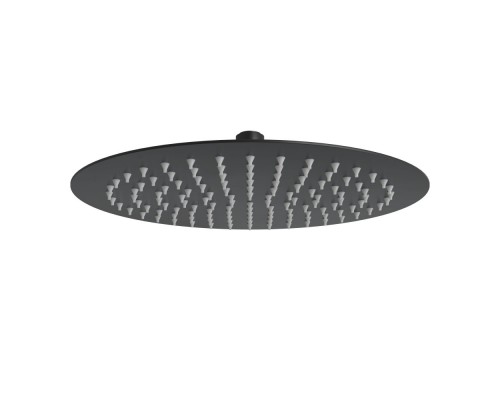 Верхний душ VENTAS R BLACK 25 см, черный матовый, BERGES
