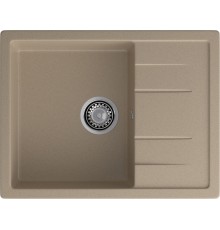 GRANFEST Мойка композит QUADRO GF-Q--650L чаша с крылом  650*500мм  песок  арт.GF-