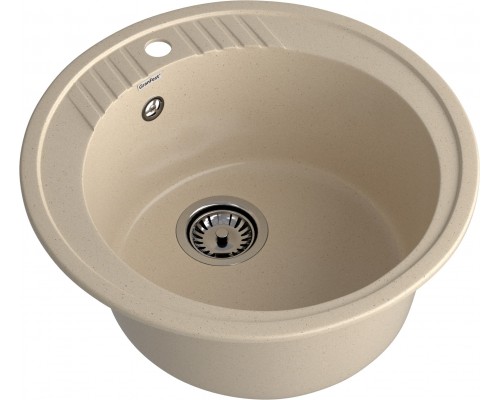 GRANFEST Мойка композит RONDO GF-R--520   D=520 мм, кашемир