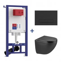 КОМПЛЕКТЫ 3в1 PENEDA + BIT чёрный матовый + GLAZER MATT BLACK, LM, 100802235