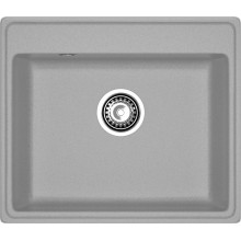 GRANFEST Мойка композит VERTEX, GF-V-580, чаша 580*500, серый