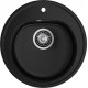 GRANFEST Мойка композит RONDO GF-R--510  D=510мм  черный   арт.GF-