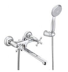 Standard Смеситель для ванны, плоск.пов.излив 200мм, р/ДВ, хром, LM, LM2113C
