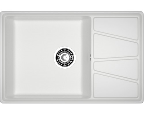 GRANFEST Мойка композит VERTEX, GF-V-780L, чаш+кр 780*500, иней