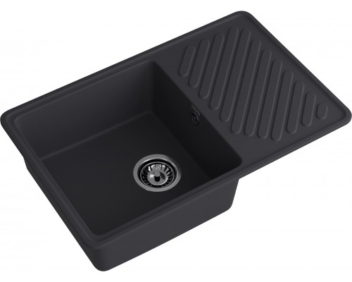 GranFest QUARZ (GF-ZL52) Мойка для кухни 760*480мм (черный)