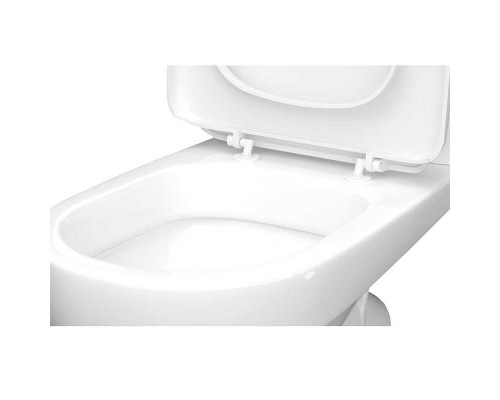 Унитаз-компакт КЕРАМИН Толедо Slim Soft Close PP двухрежимный, сиденье тонкое полипропилен с микролифтом (4810531150893)