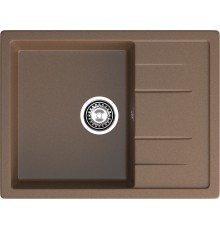 GRANFEST Мойка композит QUADRO GF-Q--650L чаша с крылом  650*500мм  терракот  арт.GF-