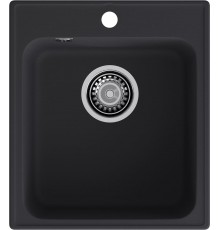 GranFest QUARZ (ECO-17) Мойка  1-чаш. 420*480 (черный)