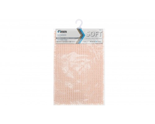Коврик для ванной Fixsen Soft, розовый, 1-ый (40х60 см) FX-4001B
