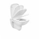 DEBBA Чаша подвесного унитаза 540мм, Rimless, белая. ROCA