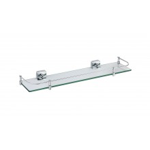 Полка стеклянная с ограничителем FIXSEN Kvadro (FX-61303B)