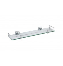 Полка стеклянная с ограничителем FIXSEN Kvadro (FX-61303B)