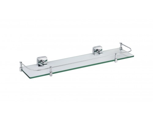 Полка стеклянная с ограничителем FIXSEN Kvadro (FX-61303B)