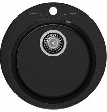 GRANFEST Мойка композит RONDO GF-R--480  D=480 мм  черный  арт.GF-