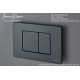 Кнопка смыва IBERICA BLANCA INOX-C нержавеющая сталь, черный матовый (IB.B011.002.003)